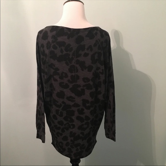Enti grey leopard print sweater - Picture 3 of 5